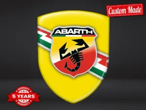 Fiat Abarth Pegatinas Auto Personalizadas Universal Estrella Estilizada